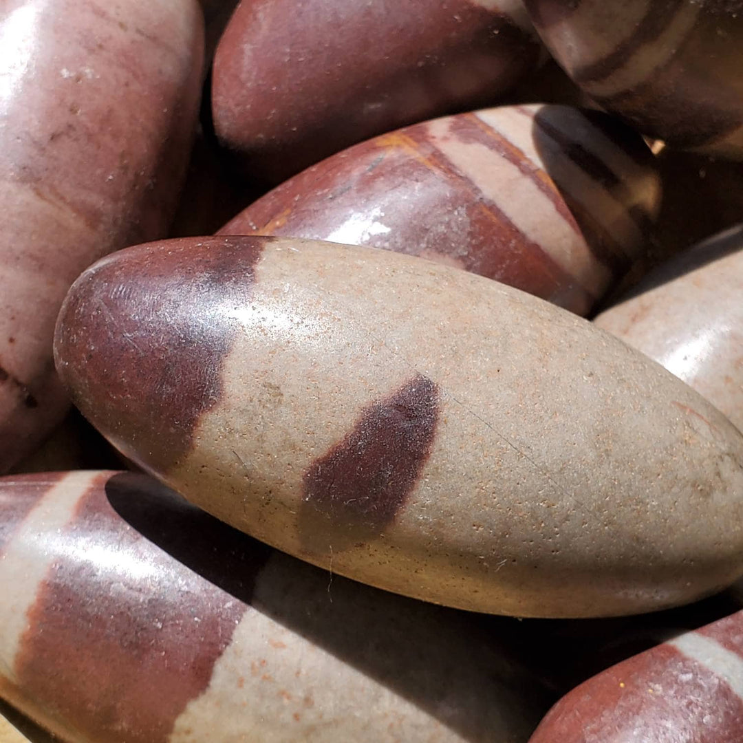 Shiva Lingam Stone, Crypto Crystalline Quartz, Purifying Energy for the home, Sacred Fertility Stone - SOUTHBAYSALTS 