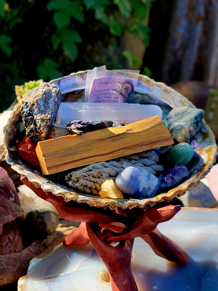 Energy Cleansing Kit, Sacred Space Starter Pack: Smudge, Purify, and Energize - SOUTHBAYSALTS 