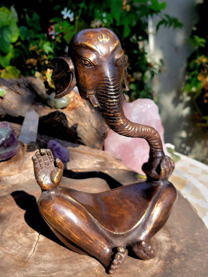 Unique Lord Ganesha Statue, Remover of All Obstacles Vibe - SOUTHBAYSALTS 