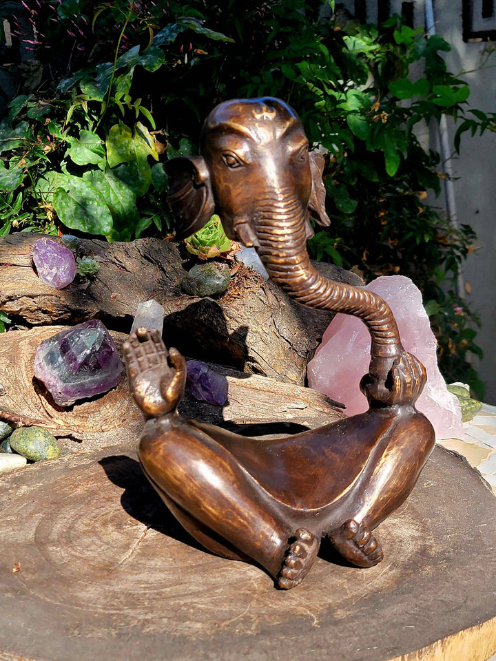 Unique Lord Ganesha Statue, Remover of All Obstacles Vibe - SOUTHBAYSALTS 