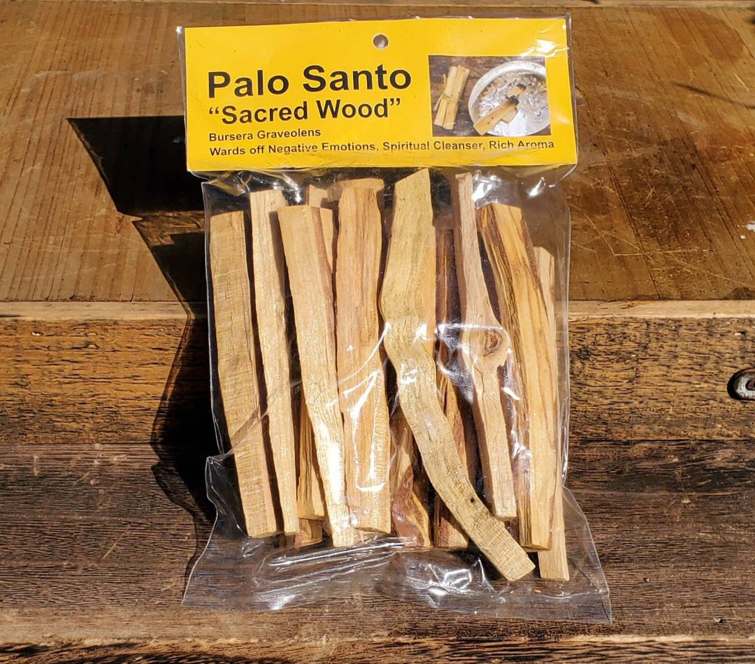 Palo Santo Wood Sticks,  6 thick Sticks per Pack, Sacred Wood, Energy Cleansing Calming Palo Santo Wood. - SOUTHBAYSALTS 