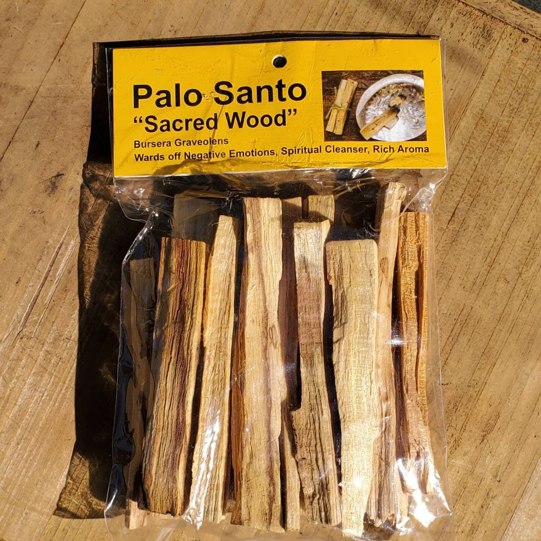 Palo Santo Wood Sticks,  6 thick Sticks per Pack, Sacred Wood, Energy Cleansing Calming Palo Santo Wood. - SOUTHBAYSALTS 