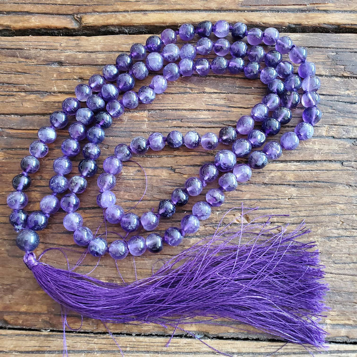 Mala Prayer Beads, Meditation Beads, 108 Mala Prayer Necklace - SOUTHBAYSALTS 