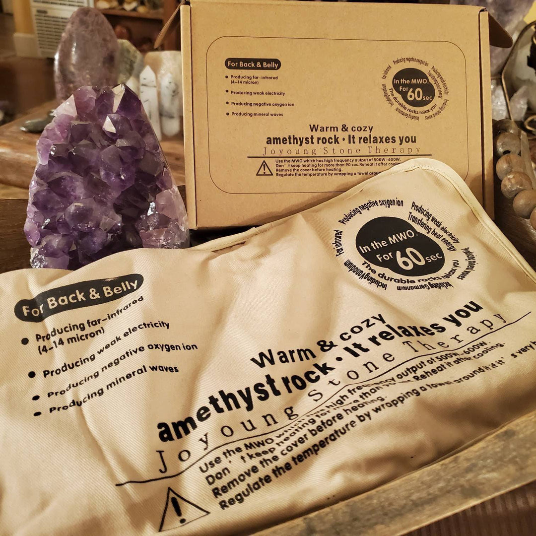 Amethyst Rock Tummy Pack, The Serenity Squeeze: Amethyst Rock Tummy Pack for Instant Zen - SOUTHBAYSALTS 