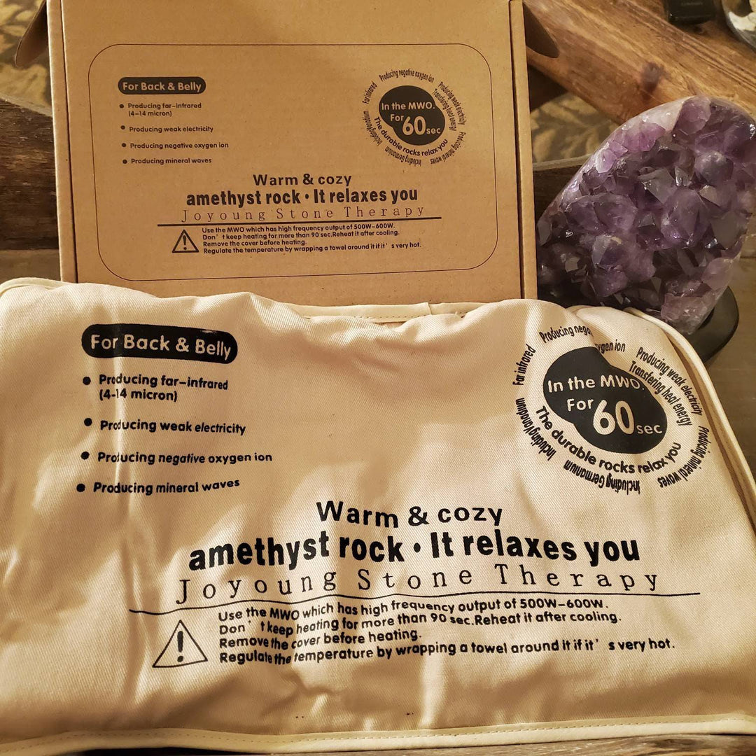 Amethyst Rock Tummy Pack, The Serenity Squeeze: Amethyst Rock Tummy Pack for Instant Zen - SOUTHBAYSALTS 