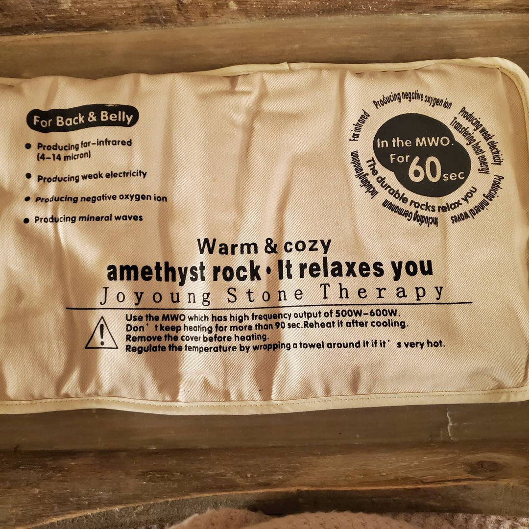 Amethyst Rock Tummy Pack, The Serenity Squeeze: Amethyst Rock Tummy Pack for Instant Zen - SOUTHBAYSALTS 