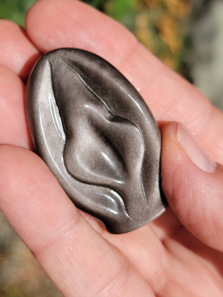 Golden Sheen Obsidian Portal of Life, Protection Energy Stone - SOUTHBAYSALTS 