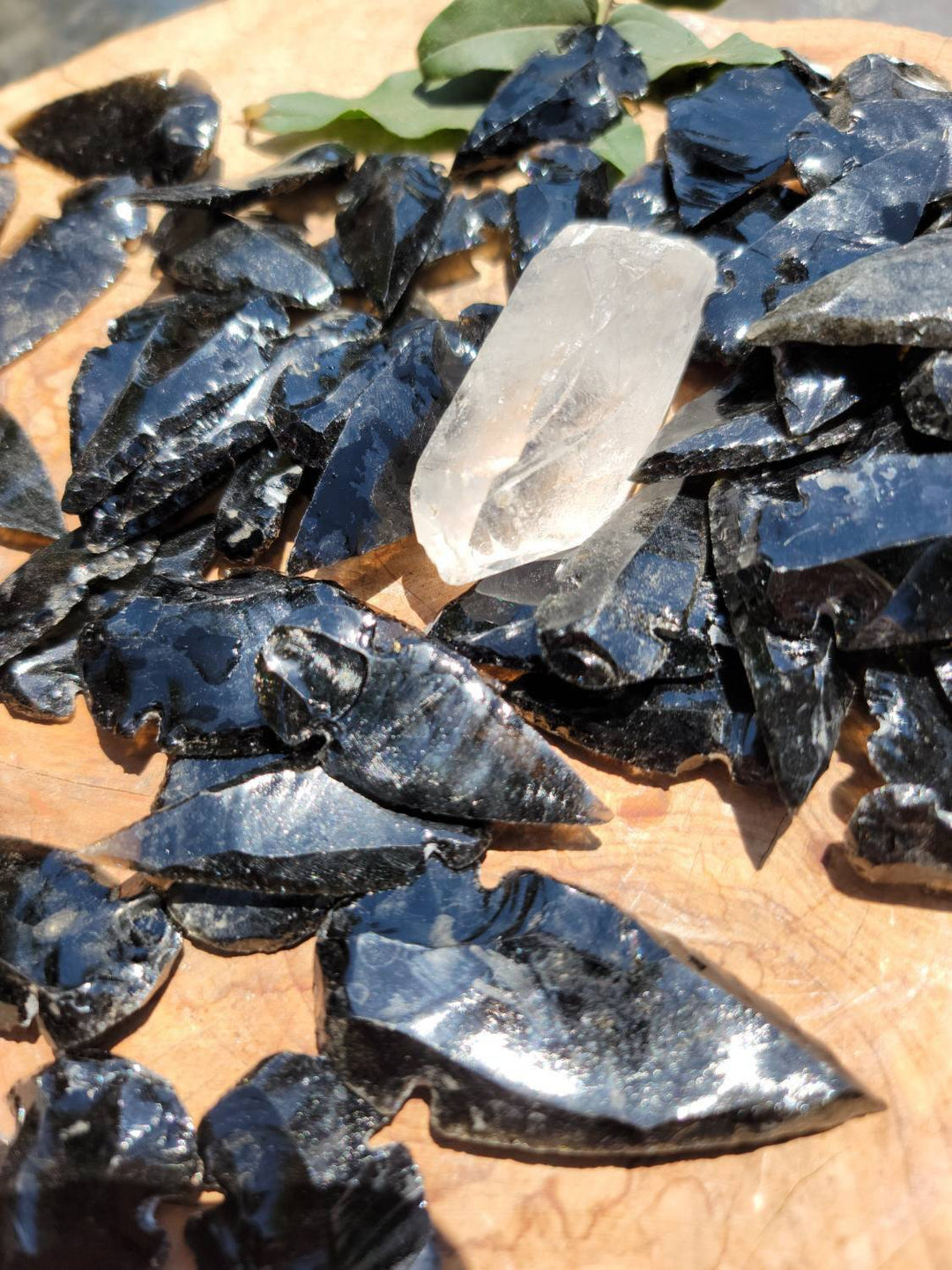 Mini Obsidian Arrowheads, Dragon Glass Spear Heads - SOUTHBAYSALTS 