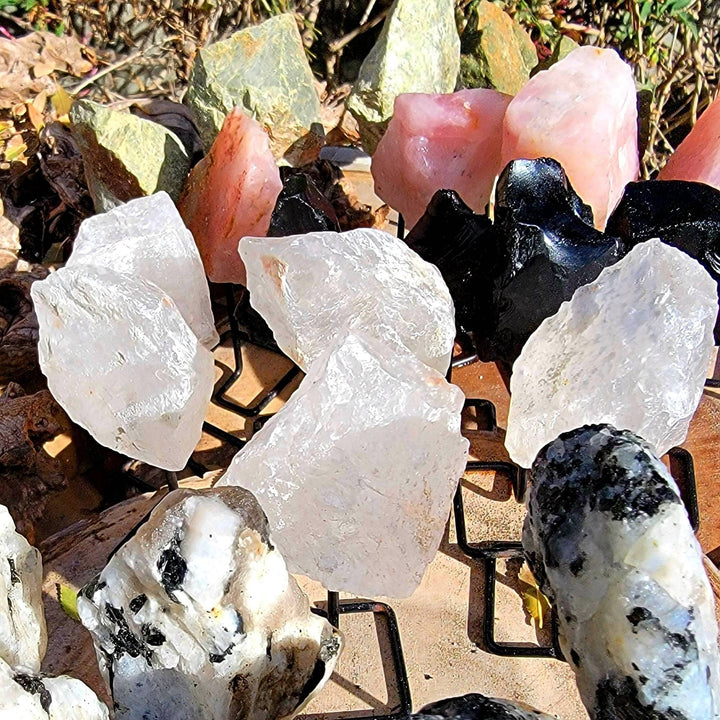 Crystals on a Stand, Rock Your Decor: Stunning Raw Crystals for a Touch of Natural Energy - SOUTHBAYSALTS 