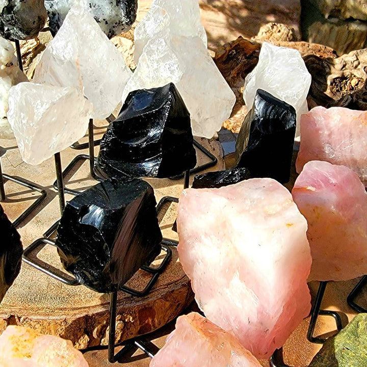 Crystals on a Stand, Rock Your Decor: Stunning Raw Crystals for a Touch of Natural Energy - SOUTHBAYSALTS 