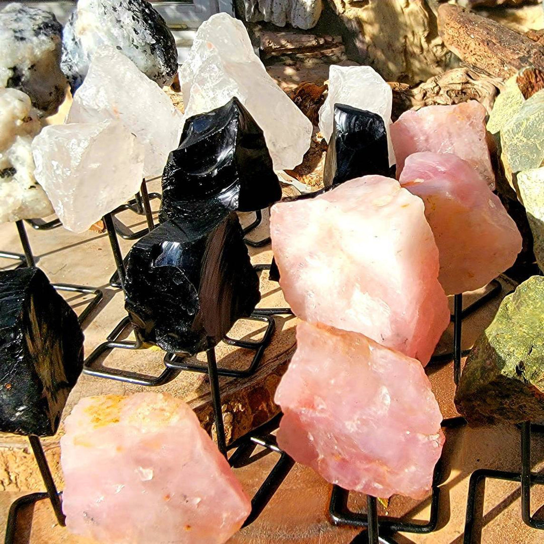 Crystals on a Stand, Rock Your Decor: Stunning Raw Crystals for a Touch of Natural Energy - SOUTHBAYSALTS 