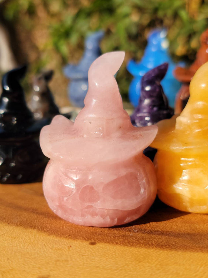 Crystal Pumpkin Witch Carvings, Pumpkin Power: Crystal Cuties with a Magical Twist - SOUTHBAYSALTS 