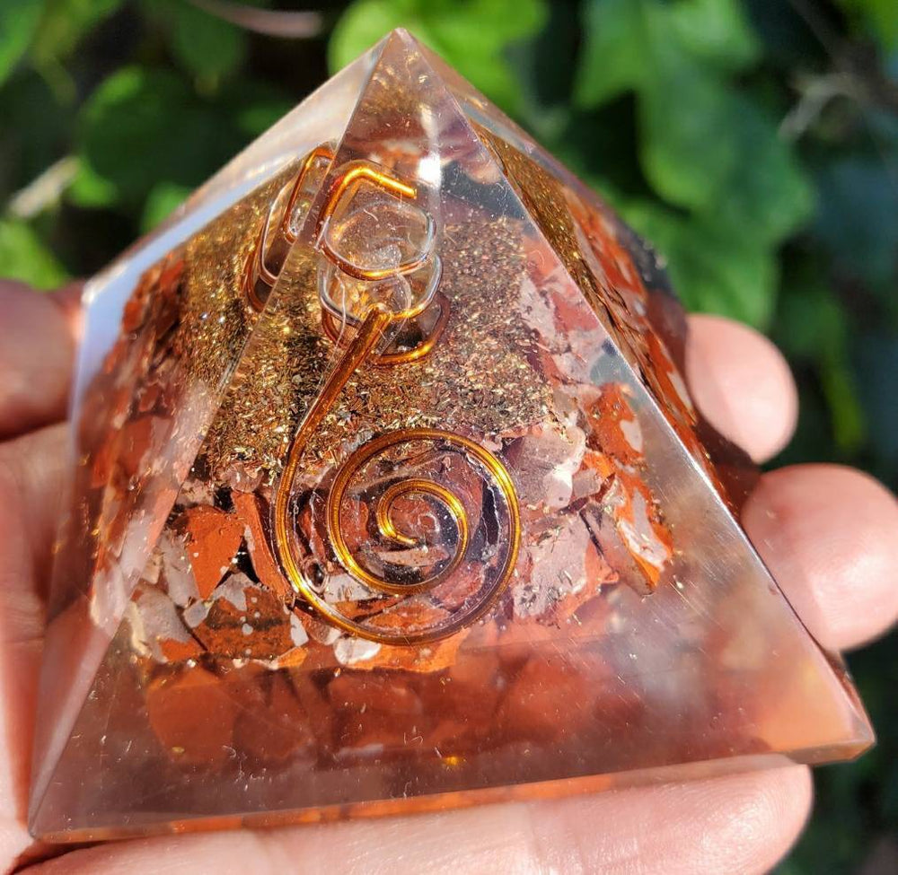 Orgonite Pyramids, Orgone Pyramids, Multiple Choices of Crystal Orgone Pyramids - SOUTHBAYSALTS 