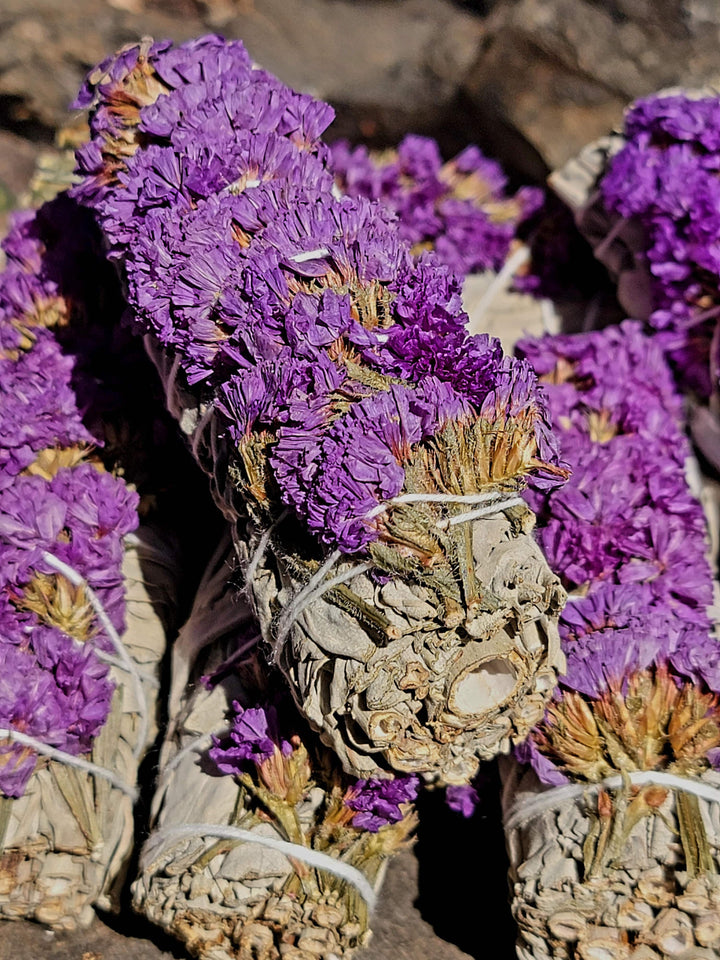 Sage, California White Sage with Purple Blooms - SOUTHBAYSALTS 