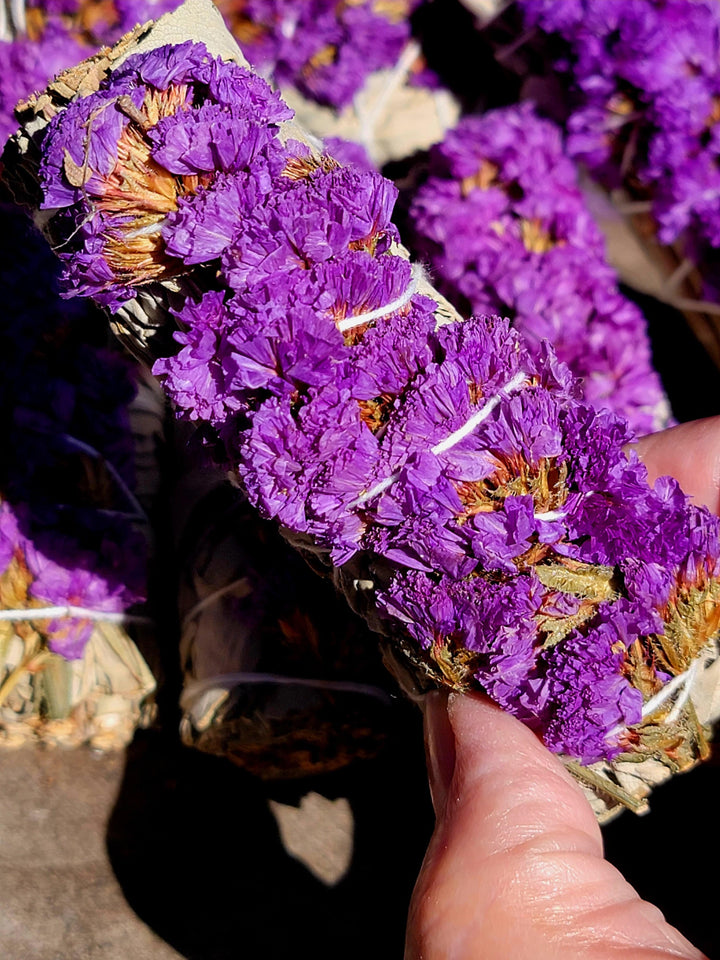 Sage, California White Sage with Purple Blooms - SOUTHBAYSALTS 